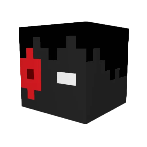 SaKage42 Minecraft avatar head, 3D render