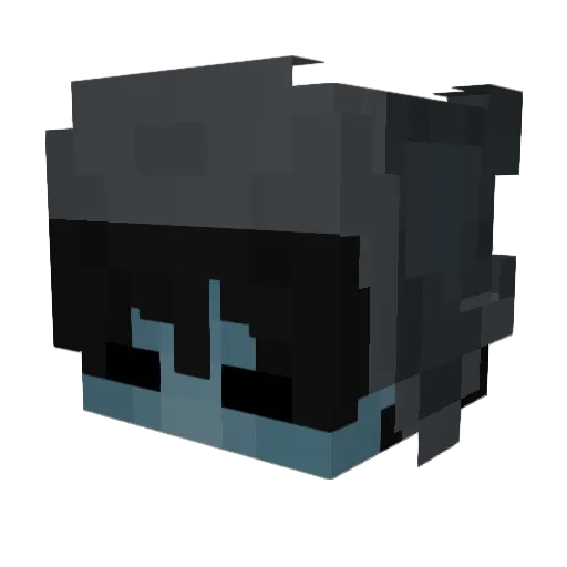SaKorOne Minecraft avatar head, 3D render