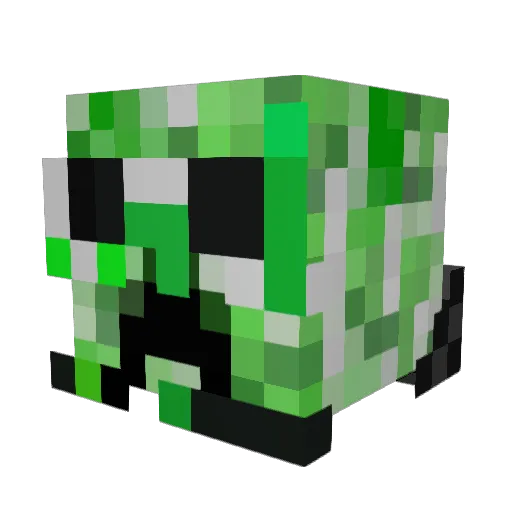 SaLoOh__ Minecraft avatar head, 3D render