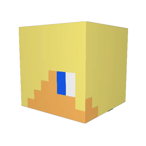 SaM_i_Am234 Minecraft avatar head, 3D render