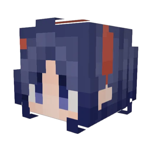 SaMoYuKi Minecraft avatar head, 3D render