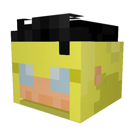 SaVaGeZayYT Minecraft avatar head, 3D render