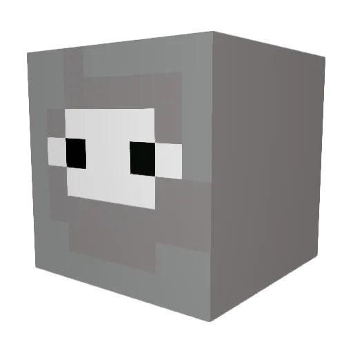Sa_DanGer Minecraft avatar head, 3D render