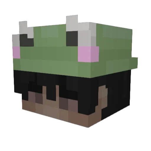 SaadBobb Minecraft avatar head, 3D render