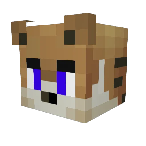 Saad_Bader1 Minecraft avatar head, 3D render