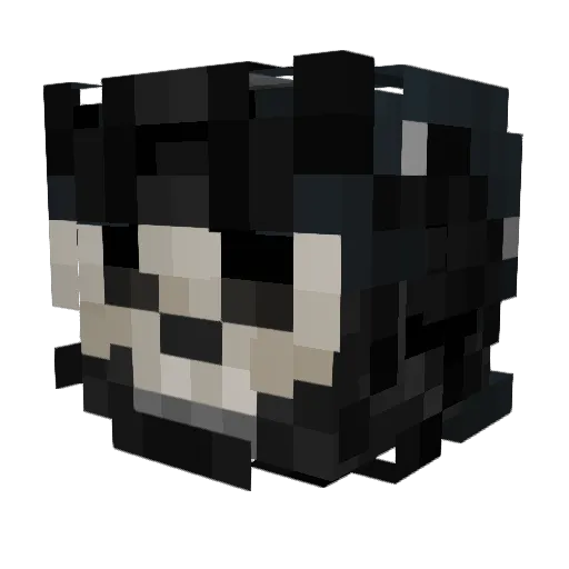 Saadchu Minecraft avatar head, 3D render