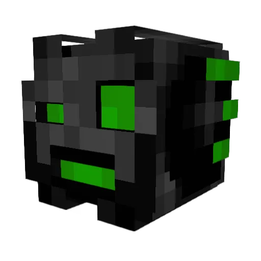 Saade09 Minecraft avatar head, 3D render
