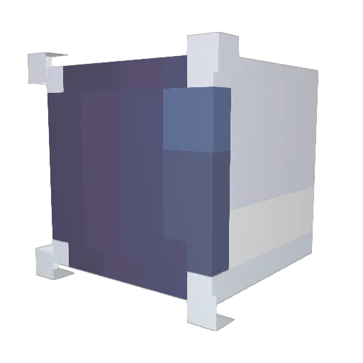 Saadnajmi Minecraft avatar head, 3D render
