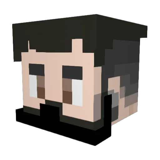 Saalex_17 Minecraft avatar head, 3D render