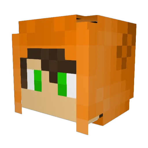 Saant_1227 Minecraft avatar head, 3D render