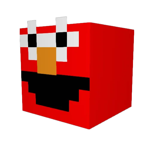 Saantiii_ Minecraft avatar head, 3D render