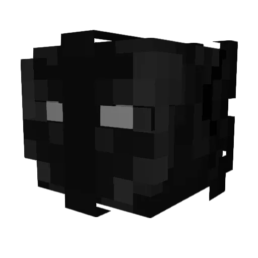 Saantoos Minecraft avatar head, 3D render