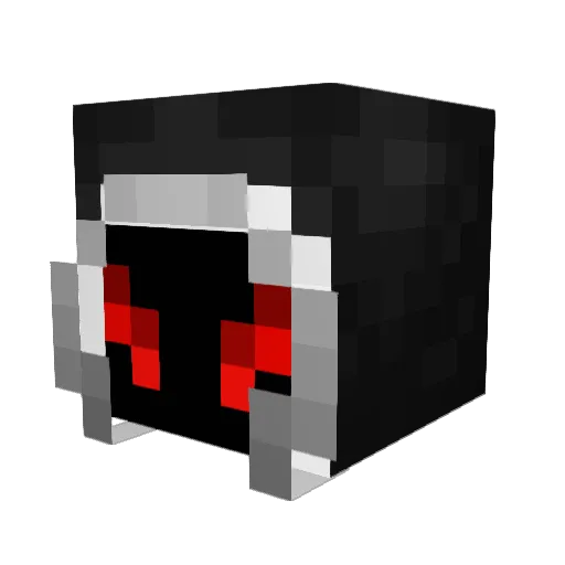 Saappari Minecraft avatar head, 3D render