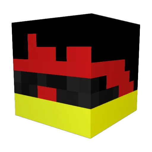 Saarfan Minecraft avatar head, 3D render