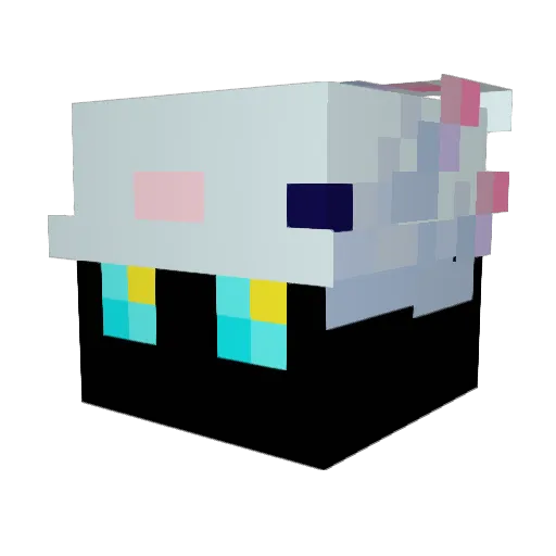 Saas_sakuL Minecraft avatar head, 3D render
