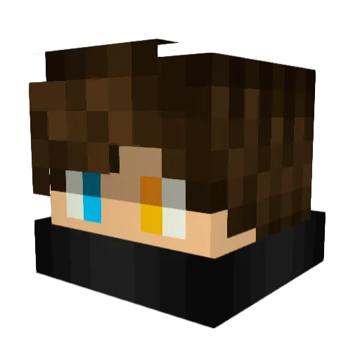 SabaHero14 Minecraft avatar head, 3D render