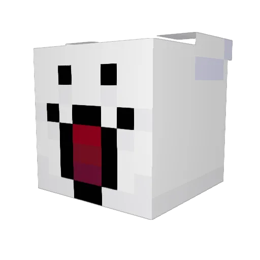 SabanIGuess Minecraft avatar head, 3D render