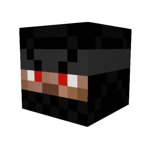 Sabarism Minecraft avatar head, 3D render