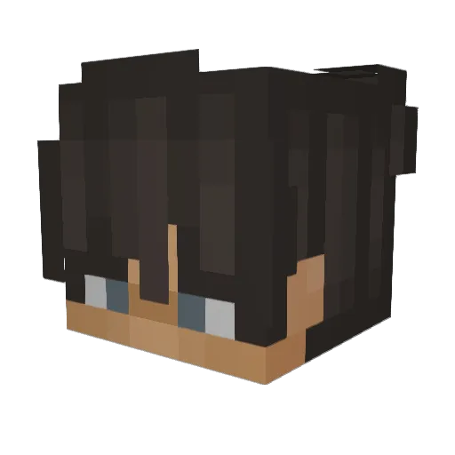 SabberGott Minecraft avatar head, 3D render