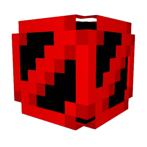 Sabberking Minecraft avatar head, 3D render