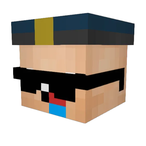 Sabbie_Craft Minecraft avatar head, 3D render