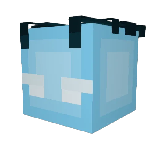 Sabby18 Minecraft avatar head, 3D render