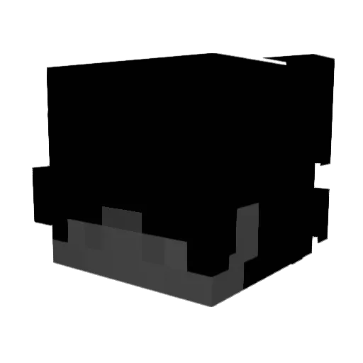 Sabed Minecraft avatar head, 3D render