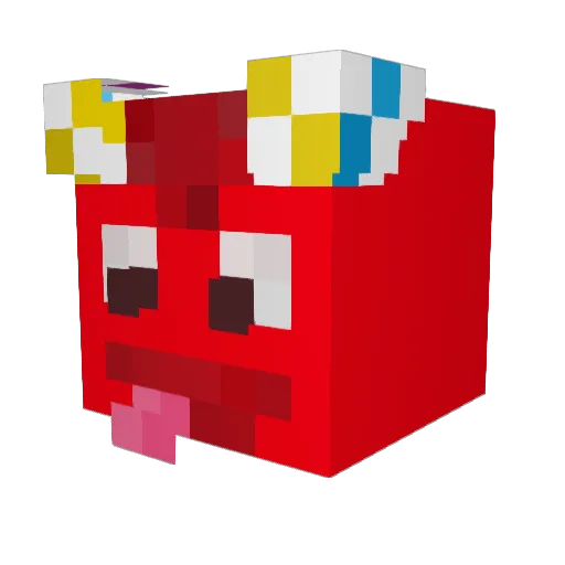 Saber2600 Minecraft avatar head, 3D render