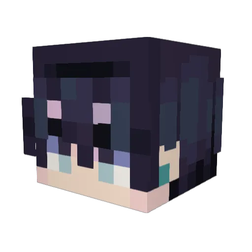 Sabernt Minecraft avatar head, 3D render