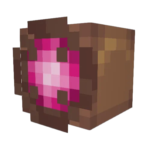 Sabersthefox Minecraft avatar head, 3D render
