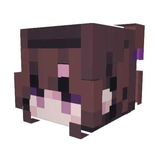 Sabi1311 Minecraft avatar head, 3D render