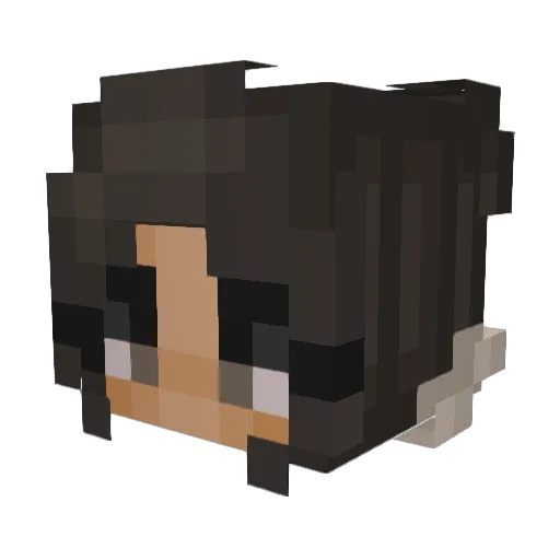 SabiCode_ Minecraft avatar head, 3D render
