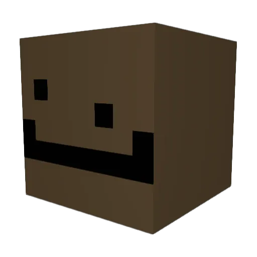 SabiStudios Minecraft avatar head, 3D render