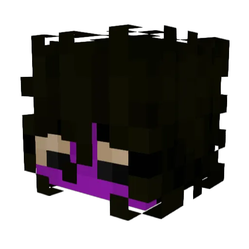 Sabidooo Minecraft avatar head, 3D render