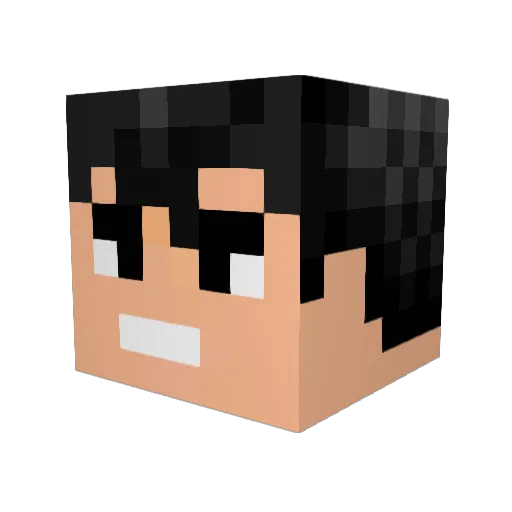 SabitLiMexicano Minecraft avatar head, 3D render