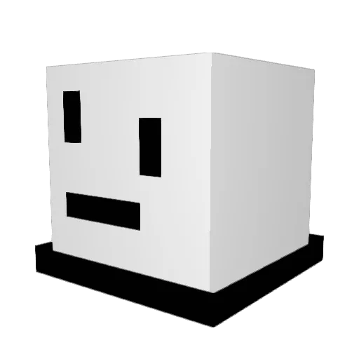 SableChipMunk7 Minecraft avatar head, 3D render