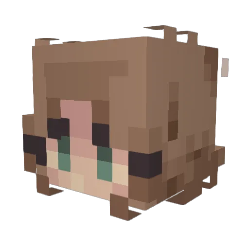 SableShepherdd Minecraft avatar head, 3D render