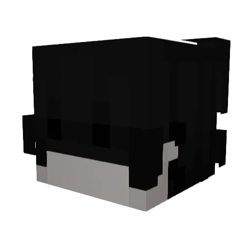 SableVision Minecraft avatar head, 3D render