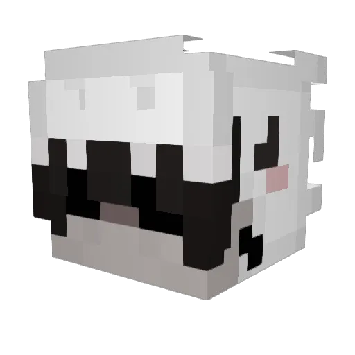 SabloYT Minecraft avatar head, 3D render