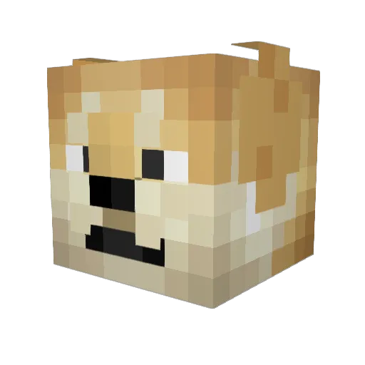 Sabre356 Minecraft avatar head, 3D render