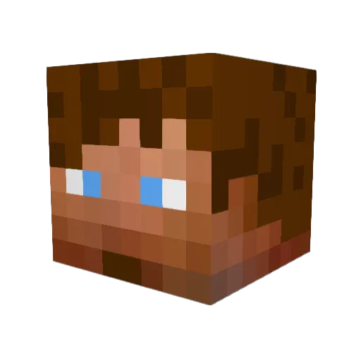 Sabre901 Minecraft avatar head, 3D render