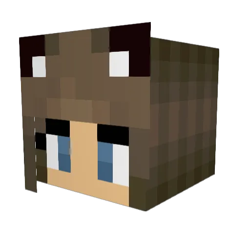 Sabri_07 Minecraft avatar head, 3D render