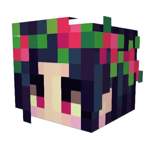Sabrina1231 Minecraft avatar head, 3D render