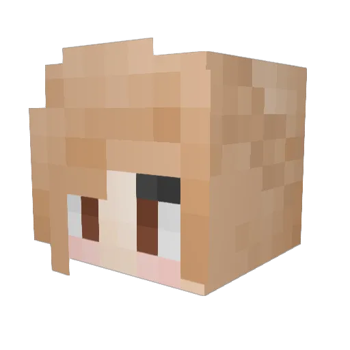 Sabrina123456 Minecraft avatar head, 3D render
