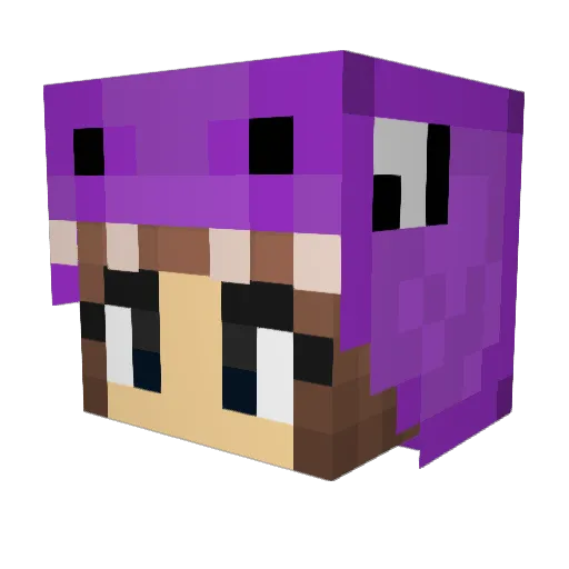 Sabrina__ Minecraft avatar head, 3D render
