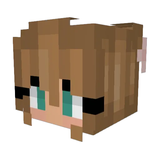 Sabrinaali05 Minecraft avatar head, 3D render