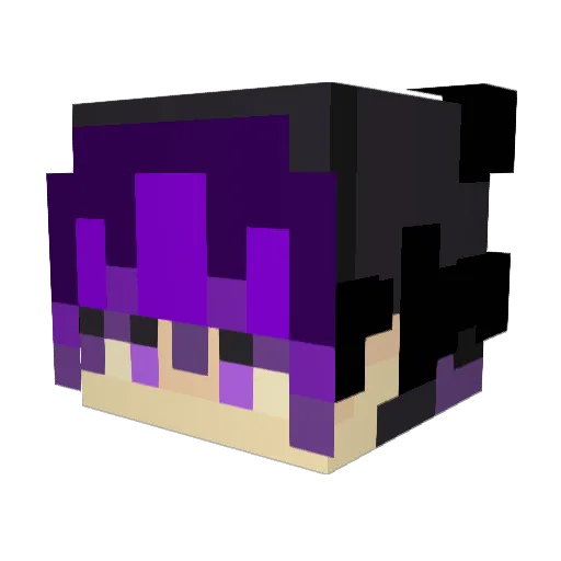 Sabulb Minecraft avatar head, 3D render