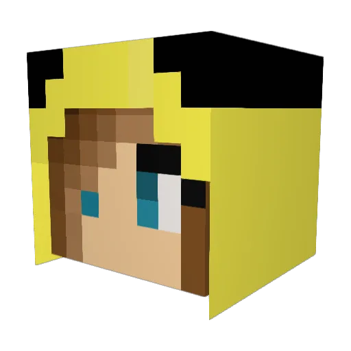 Sabur1 Minecraft avatar head, 3D render
