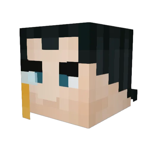 Sacer_Kill Minecraft avatar head, 3D render
