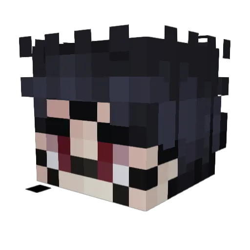 Sach1el_ Minecraft avatar head, 3D render